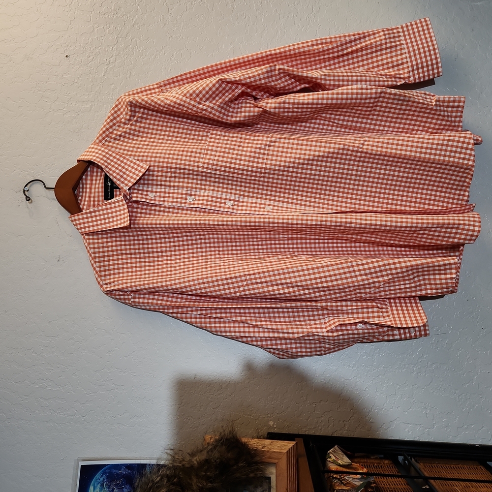 BEVERLY HILLS XXL Long. Sleeve Button Up Shirt